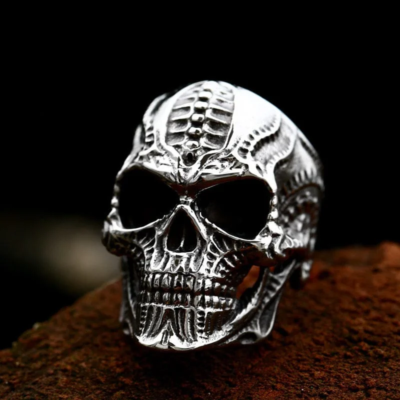 Men's Punk Skull Ring