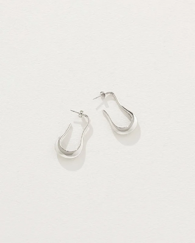 Alora Earrings in Silver