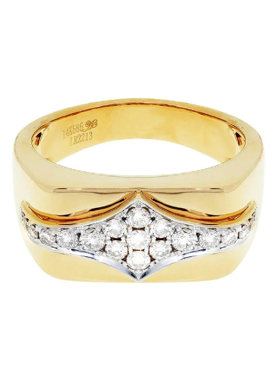 Mens Diamond Ring| 0.53 Carats