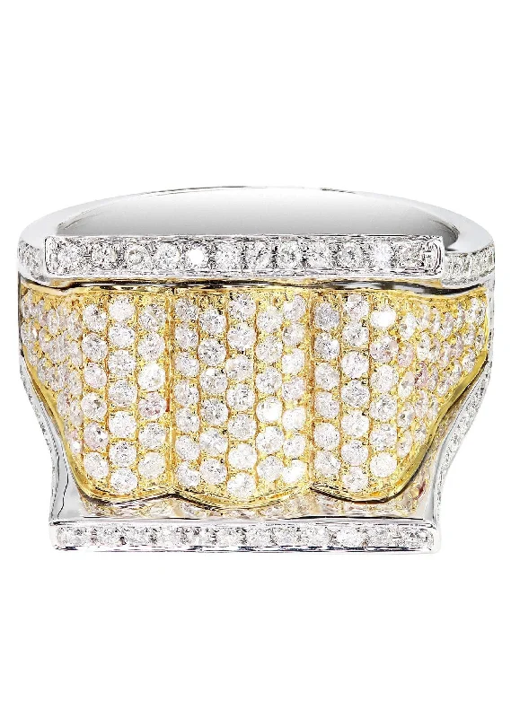 Mens Diamond Pinky Ring| 2.2 Carats| 11.15 Grams