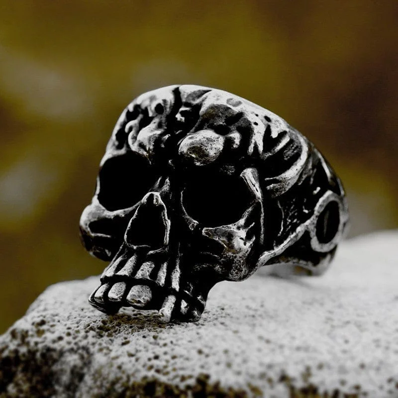 Men's Punk Skull Ring