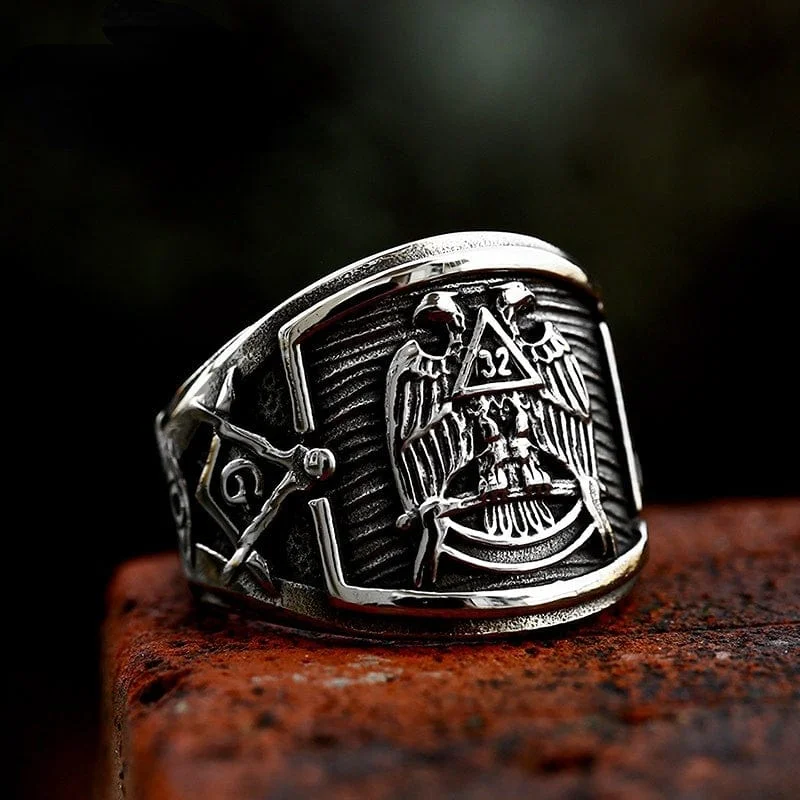 Men's Punk Viking Crow Ring