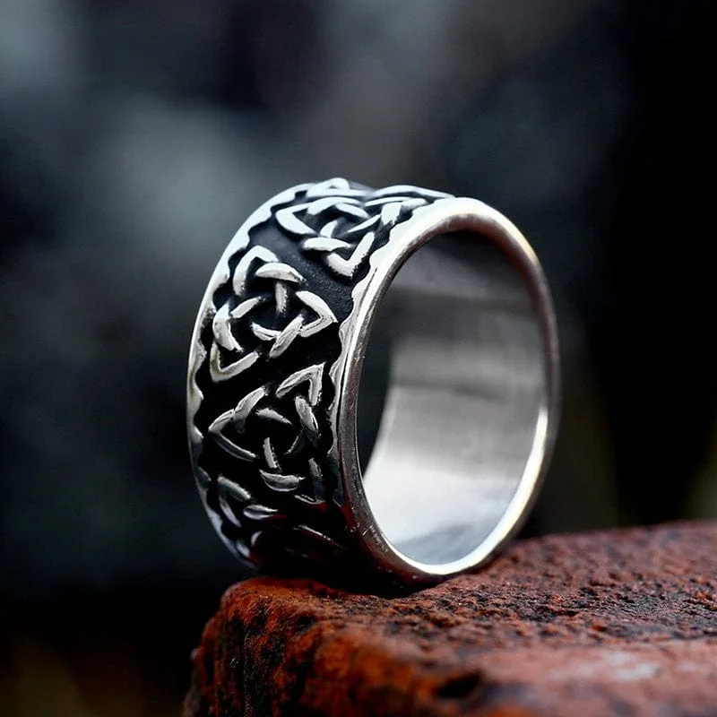 Men's Punk Celtic Knot Ring