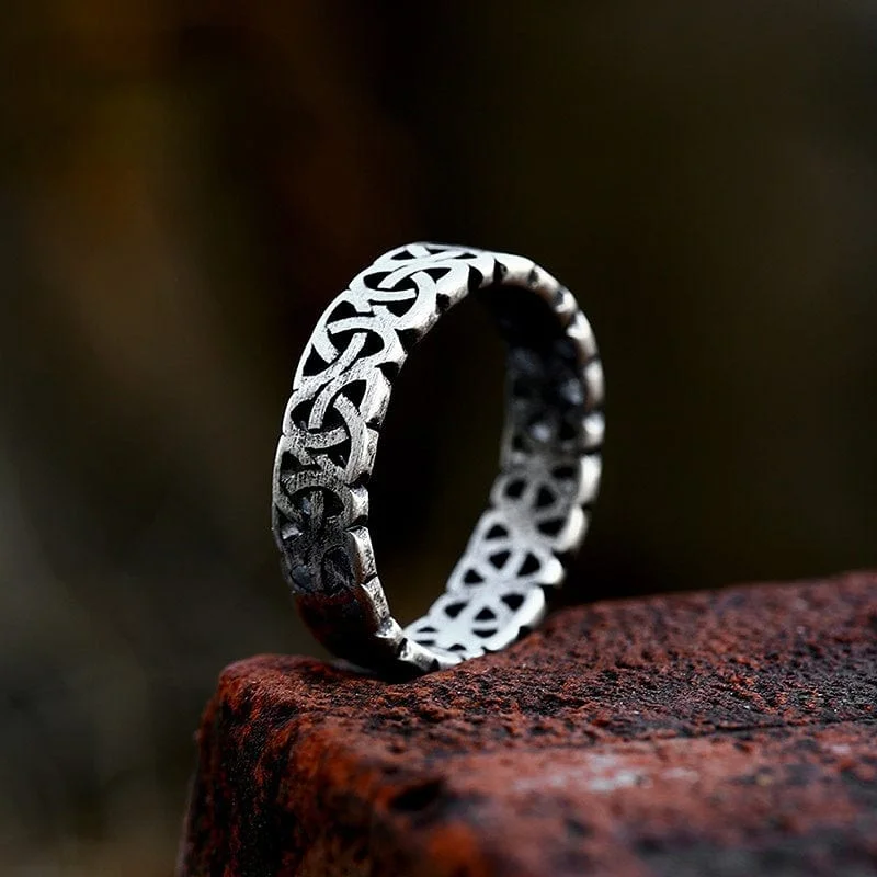 Men's Punk Celtic Knot Ring