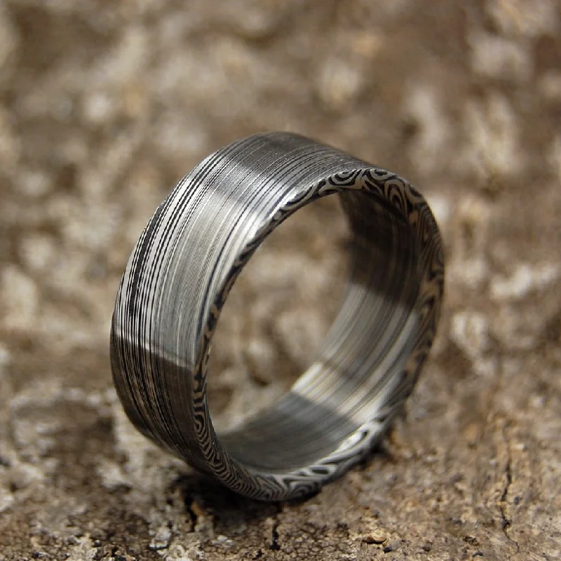 Everest | Men's Damasteel & Titanium Wedding Ring