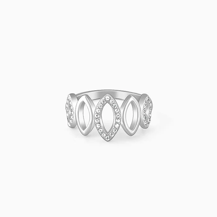 Silver Marquise Shape Ring