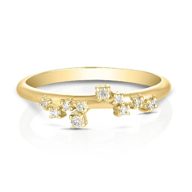 Ayla ring II | diamonds - wide