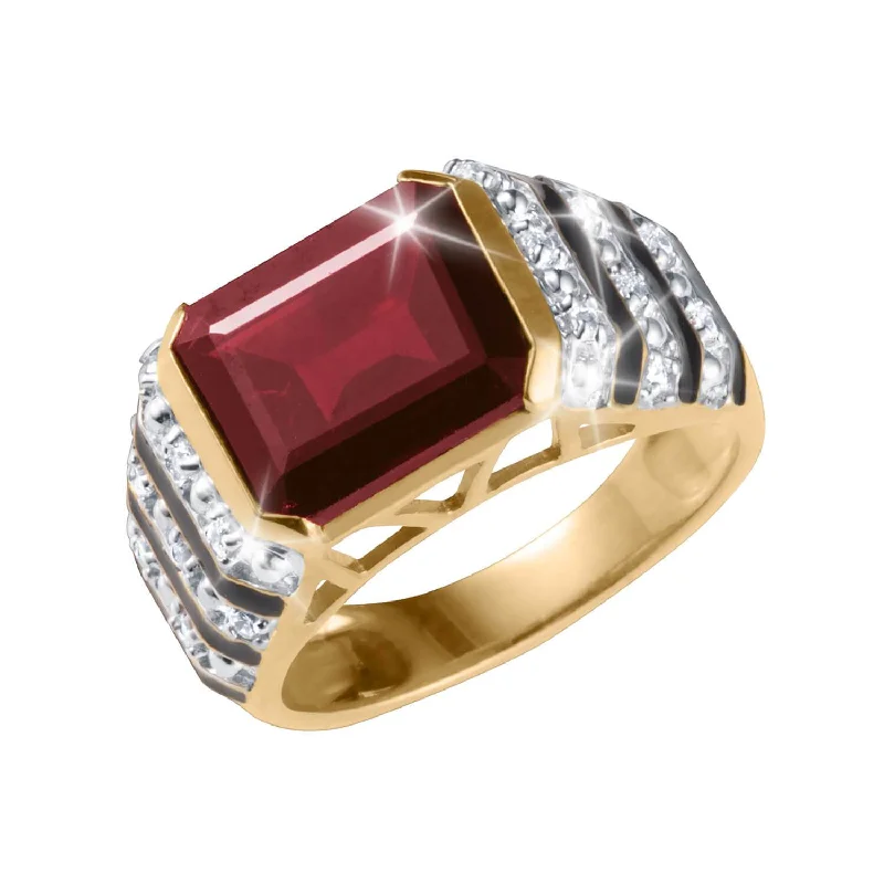 Firestorm Garnet Ring