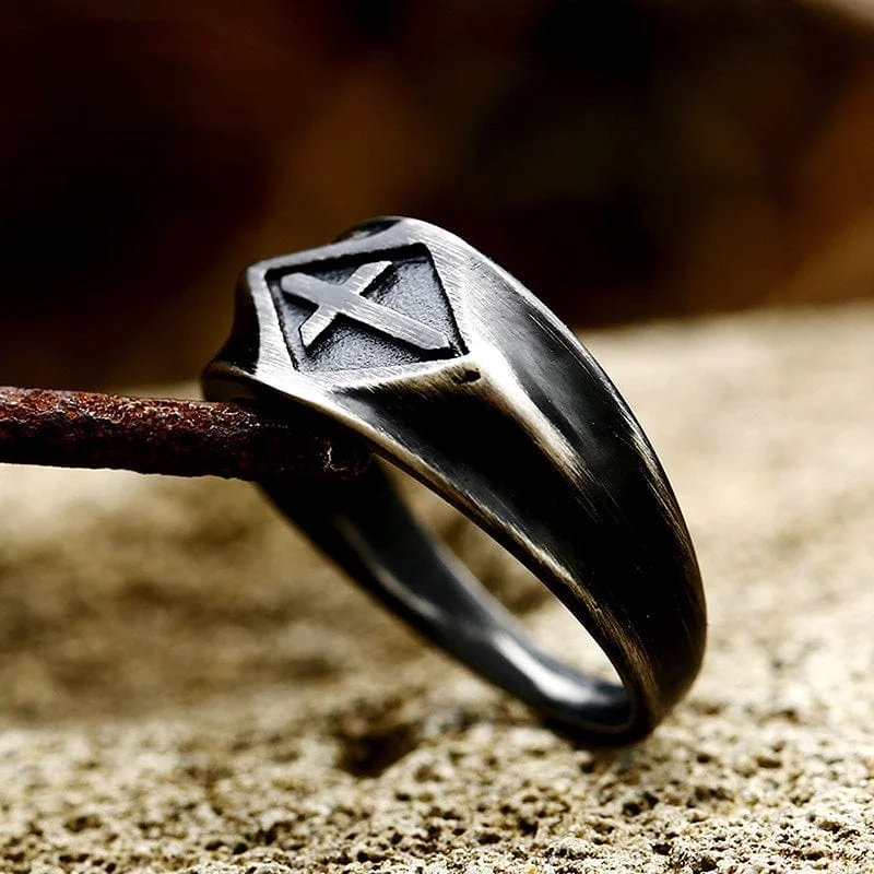 Men's Punk Vintage Cross Ring