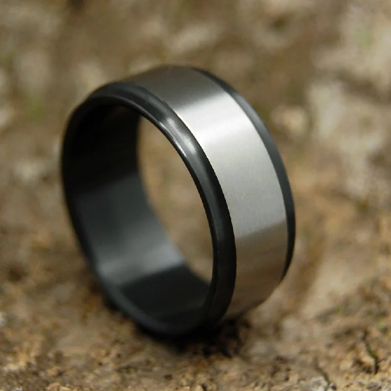 Zircon | Men's Zircon & Zirconium Wedding Ring