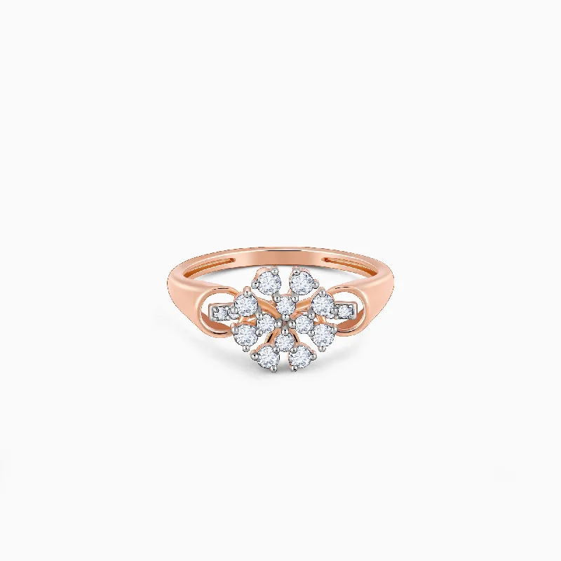 Rose Gold Nivara Diamond Ring