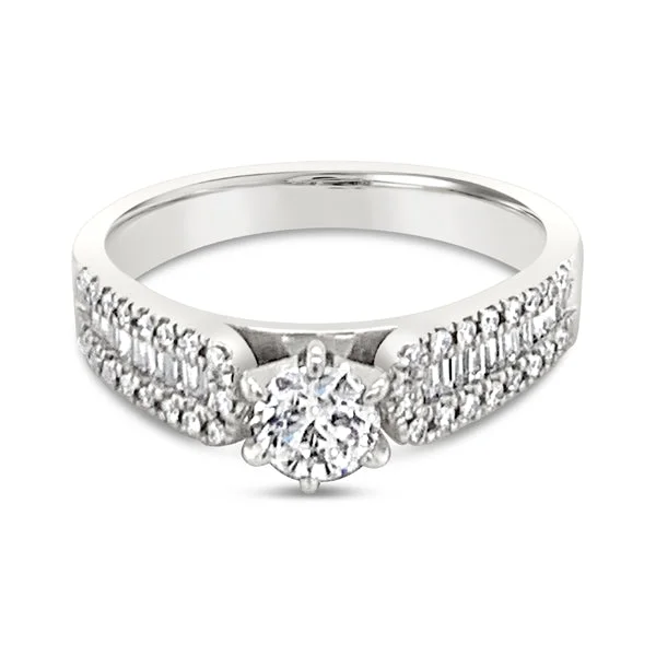 18ct White Gold 0.52ct Diamond Amadea Ring