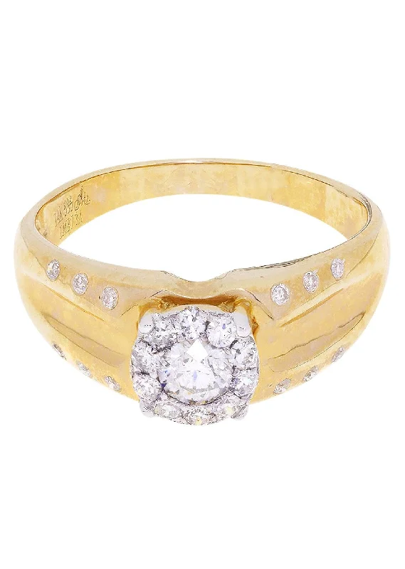 Mens Diamond Ring / Pinky Diamond Ring| 0.67 Carats