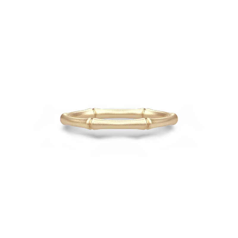 Bamboo Small 14K Gold Ring