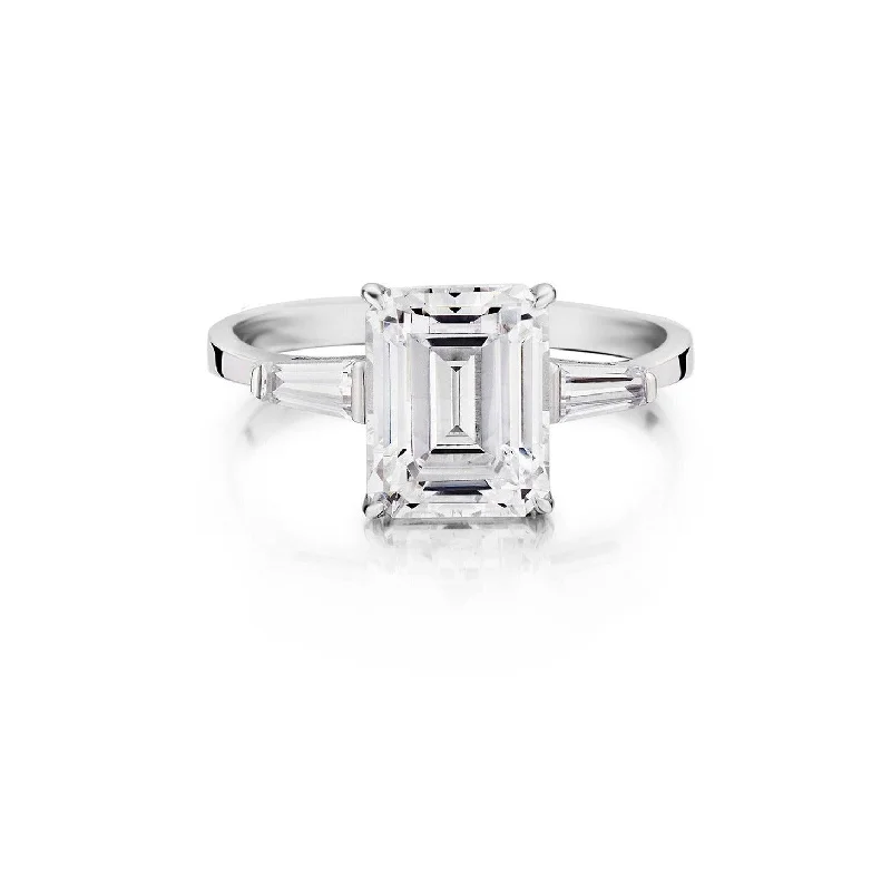 Emerald Cut Diamond Ring