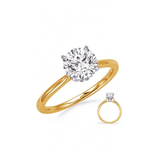 S Kashi & Sons Halo - Hidden Engagement Ring EN8389-75YW