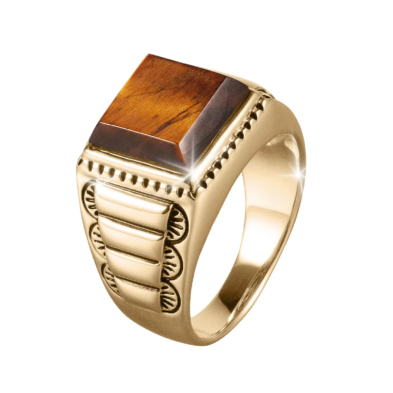 Golden Predator Men's Ring