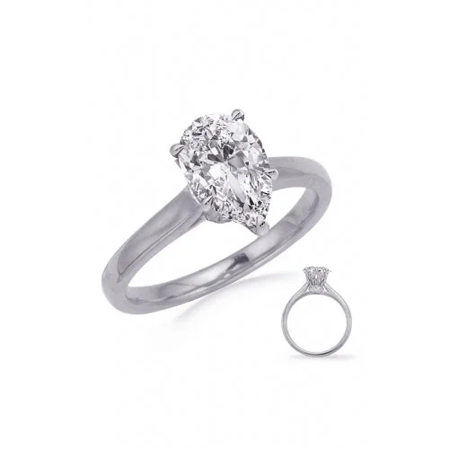 S Kashi & Sons Halo - Hidden Engagement Ring EN8361-12X7PSWG