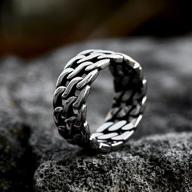 Men's Punk Chain Ring