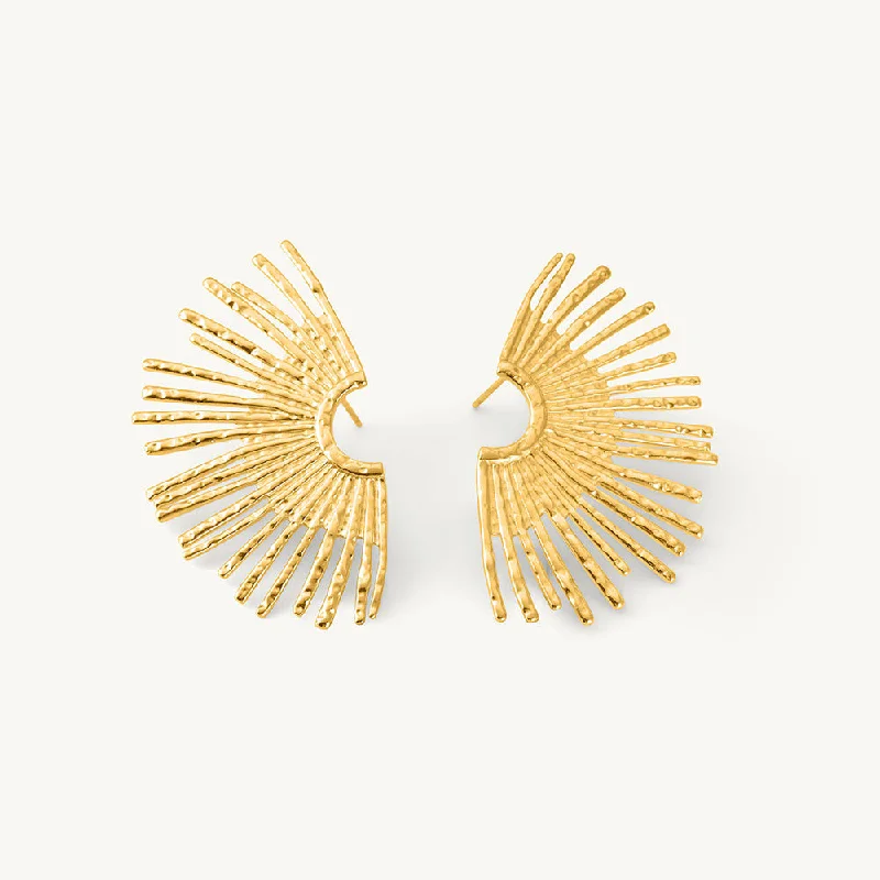 Golden Crown Earrings