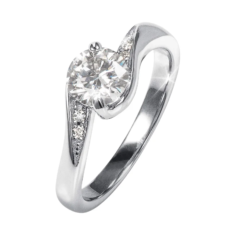 Mystic Moissanite Ladies Ring