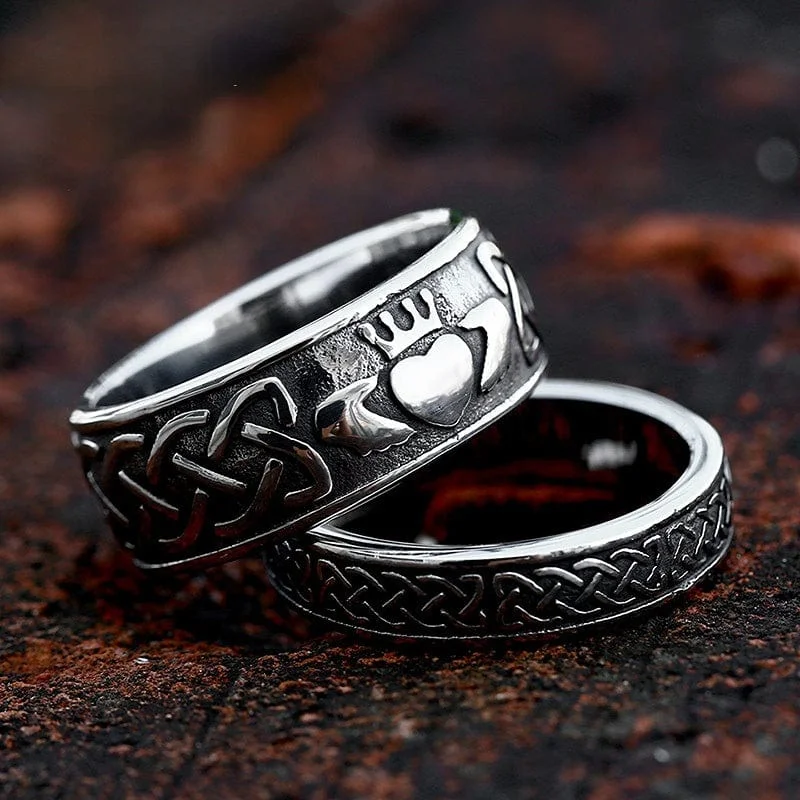 Men's Punk Celtic Knot Ring