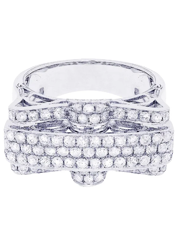 White Gold Pinky Diamond Ring| 1.54 Carats| 10.98 Grams