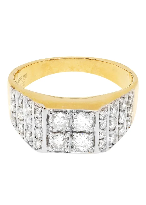 Mens Diamond Ring / Pinky Diamond Ring| 1.67 Carats