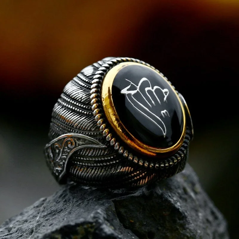 Men's Punk Totem Ring