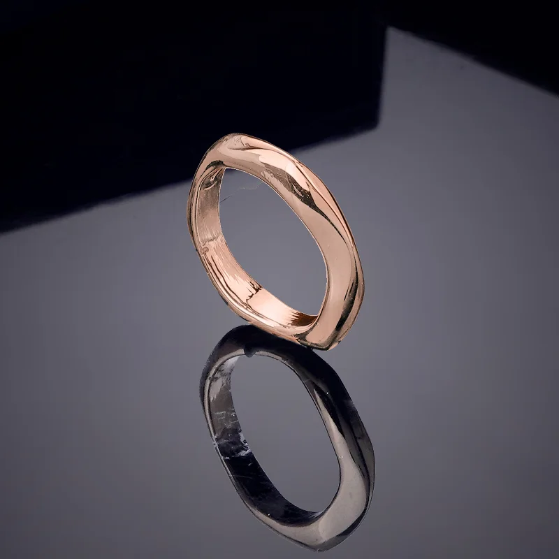 Estele Rose Gold Plated Gorgeous Finger Ring for Women