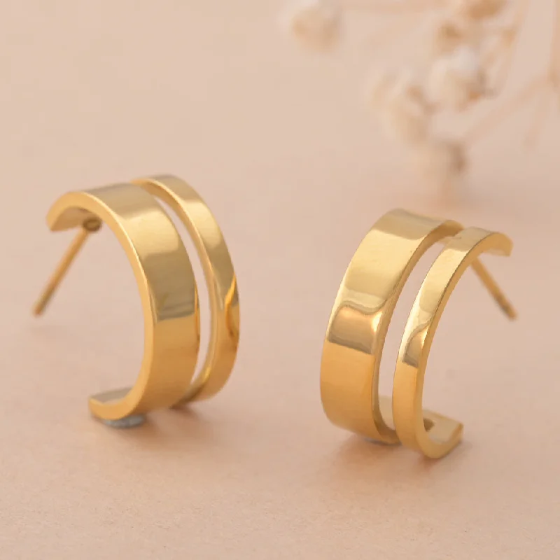 Slot Hoop Earrings