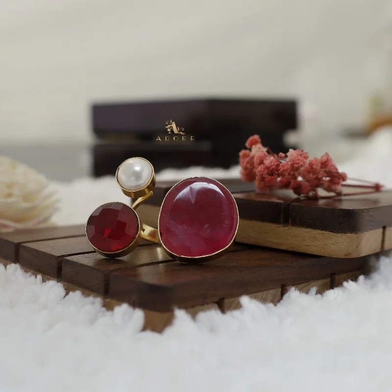 Maroon + Tourmaline