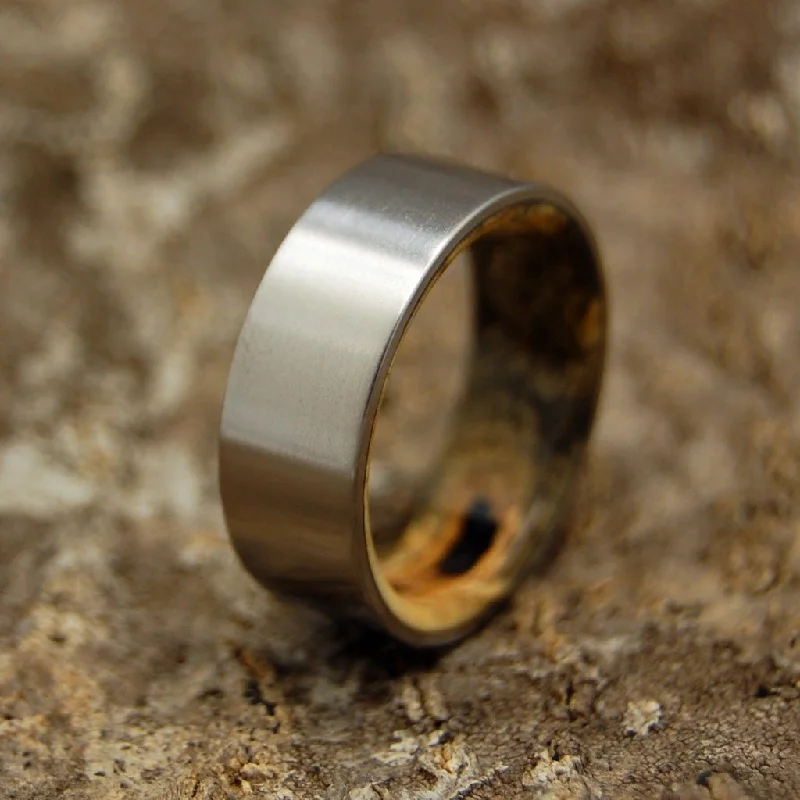 California Kore | Men's California Buckeye Wood & Titanium Wedding Ring