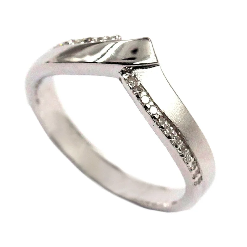 925 Sterling Silver Diamond Ring