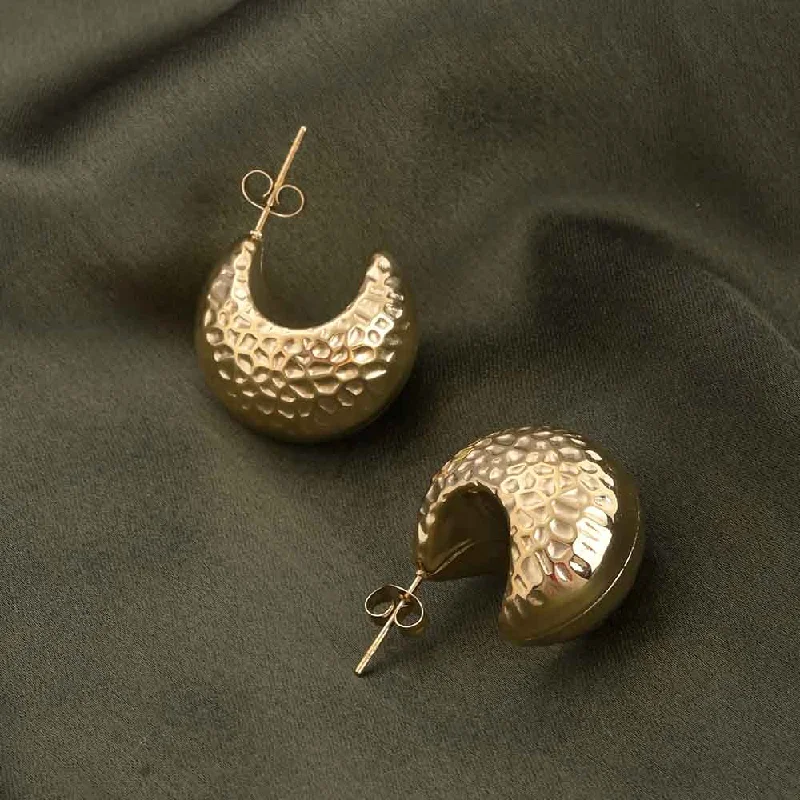 Hammered Dome Earrings