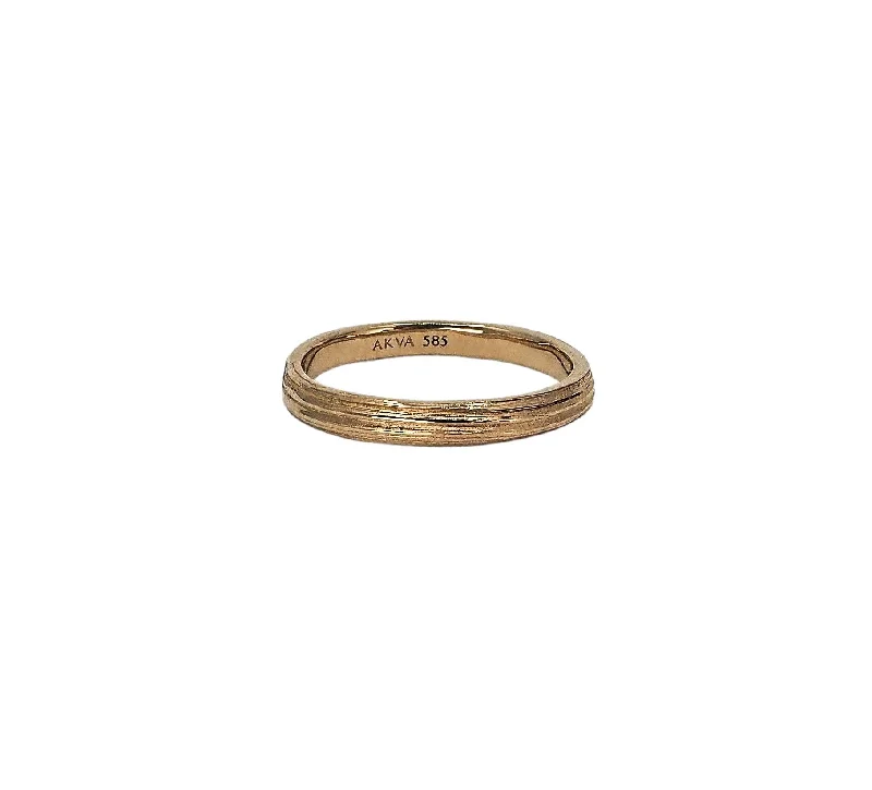 Wedding band l 14K Gold Ring