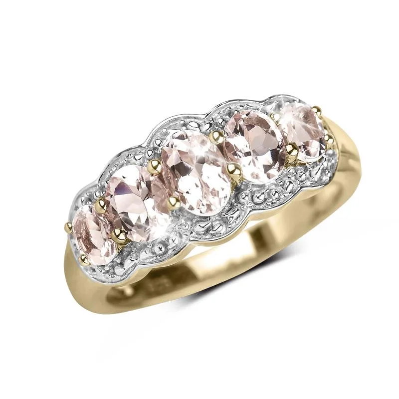 Liberty Morganite Ring