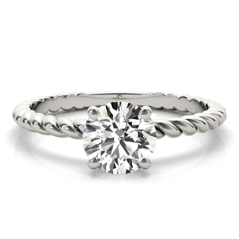 Eleanor Round Diamond Solitaire Engagement Ring