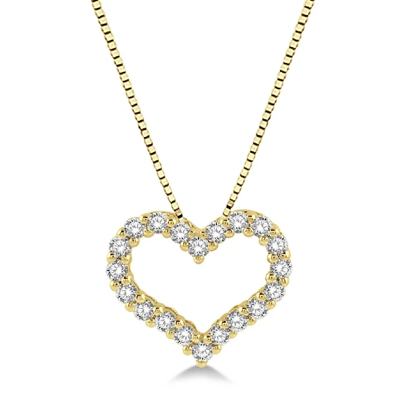 Rolland's Design Diamond Heart Pendant -0.50cts