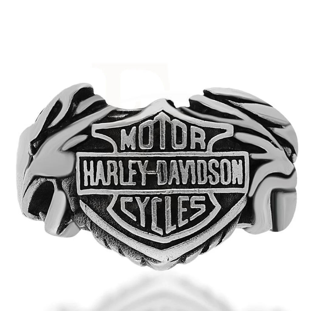 Sterling Silver 925 Men's Harley Davidson Biker Ring - FKJRNSL2503