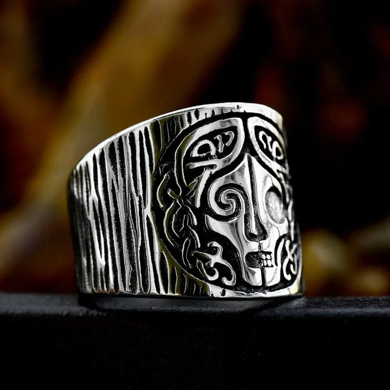 Men's Punk Mask Ring