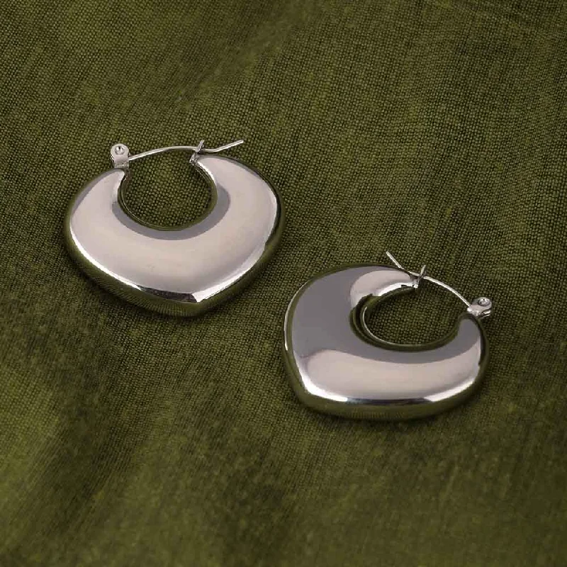 Silver Adore Earrings