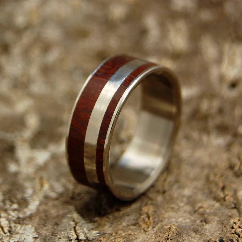 Morning Of Creation | Men's Bloodwood & Titanium Wedding Ring