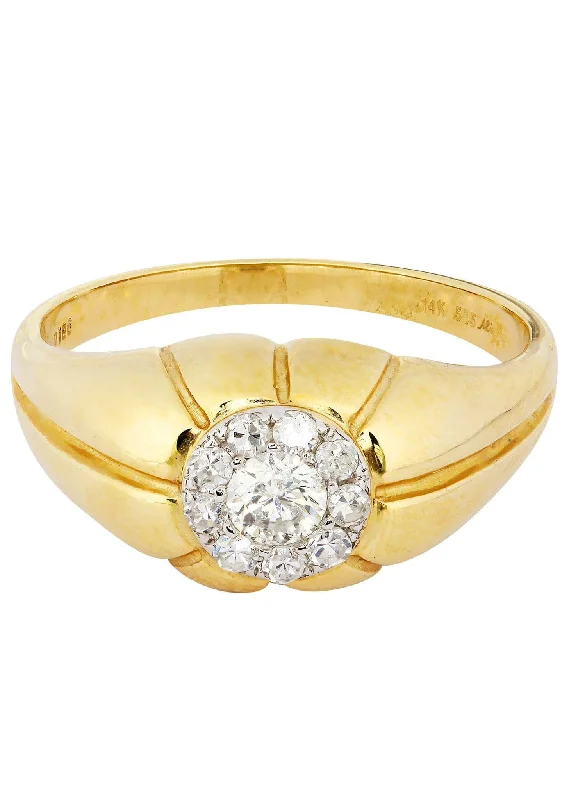 Mens Diamond Ring| 0.49 Carats