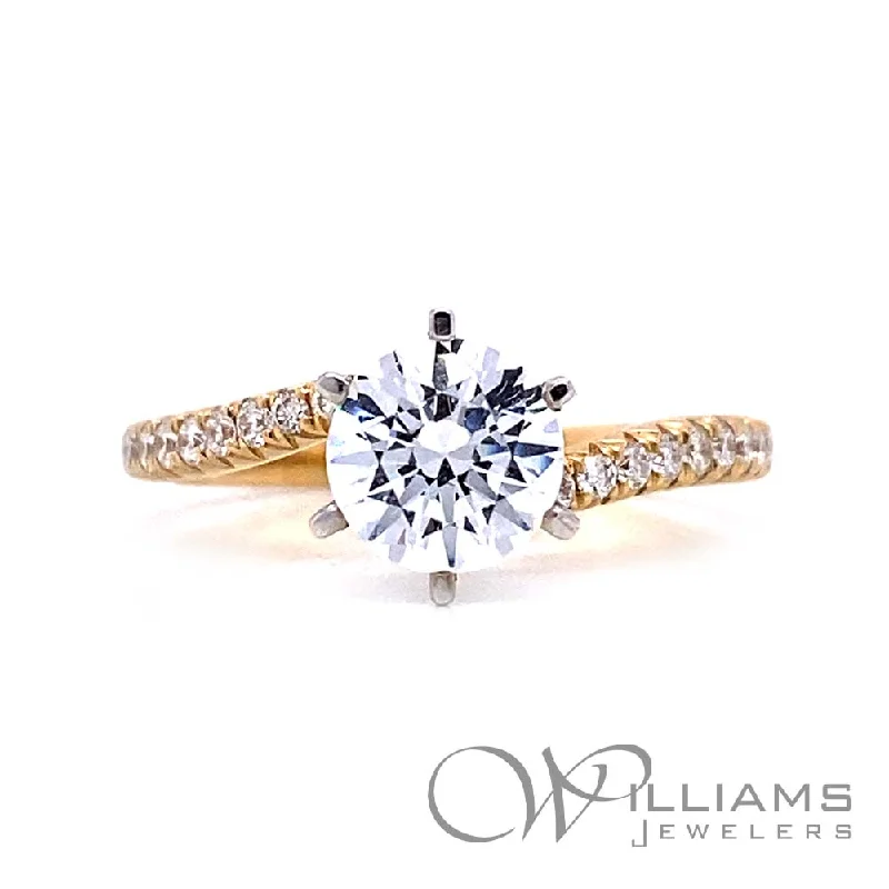 Williams Signature 14 Karat Diamond Engagement Ring