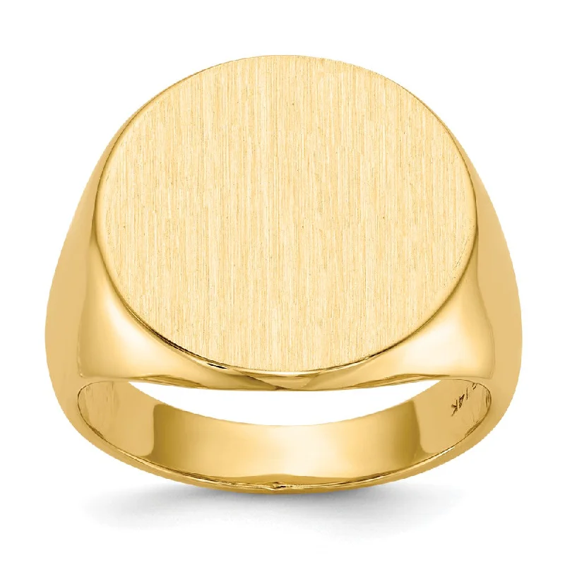 10k Yellow Gold Men's Signet Ring