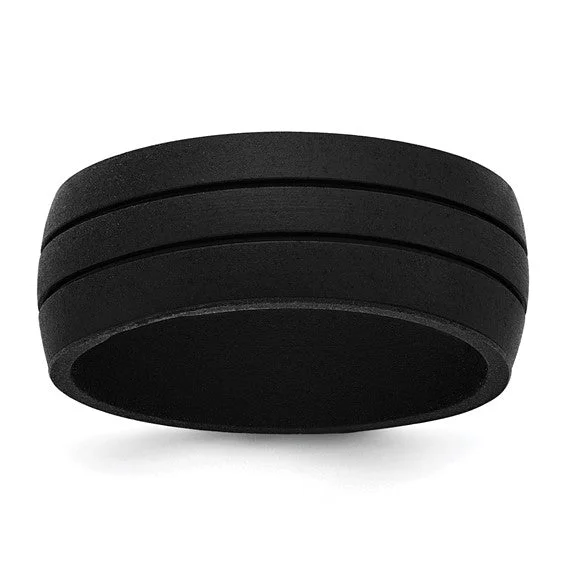 Silicone Band Grooved - 8.5mm