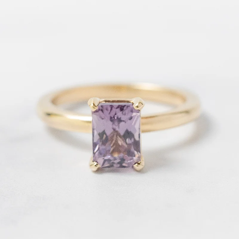 Cypress Ring - Purple Spinel in 14k Yellow Gold