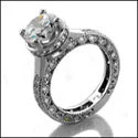 Engagement Antique Style Ring 1.25 Ct CZ Cubic Zirconia Cz Ring