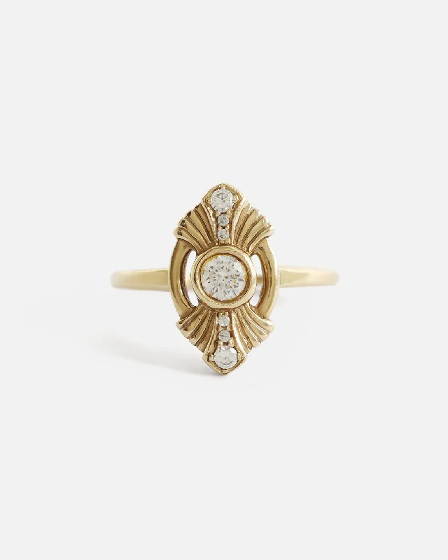 Gatsby Ring / White Diamonds